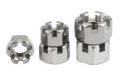 Hex Slotted Nuts