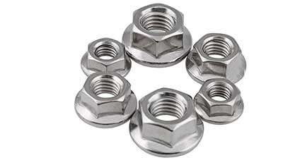 Serrated Base Flange Nut Hex Lock Nuts M3-M12 New Flange Nuts Stainless Steel 